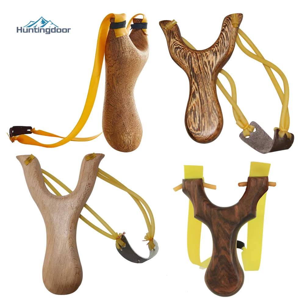 Poderoso Honda catapulta con Honda para cazar al Aire Libre juegos al aire libre Honda caza puro sólido mango de madera de alta calidad de regalo de niño