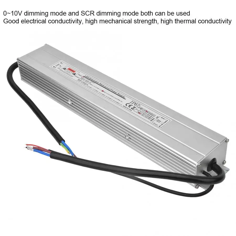 2 в 1 IP67 светодиодный Водонепроницаемый SCR/0 10 V затемнения Питание AC170 ~ 260V (50/60 Гц)