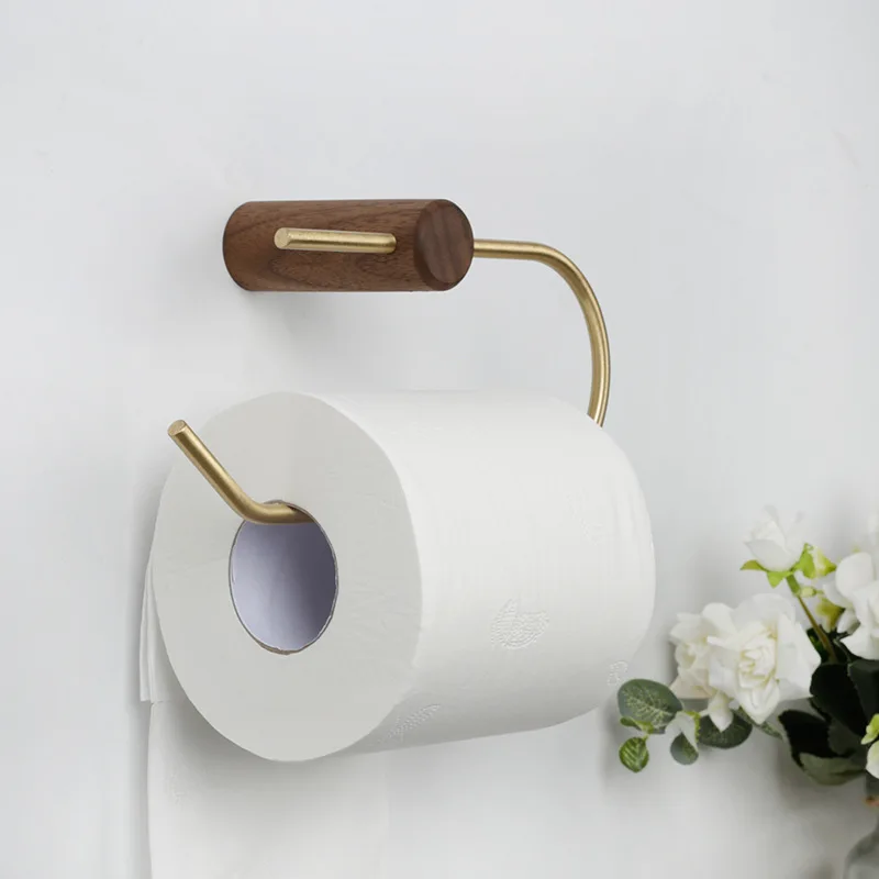 Weare Home Porta Rotolo Carta Igienica In Rame Stile Retrò - Portarotolo Con Coperchio, Da Parete, Bagno