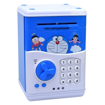 Large Piggy Bank ATM Bank Money Saving Box Kitty Password Box Minionselectro Safe Piggy Bank Smart Money Piggy Box Cat Coin Bank