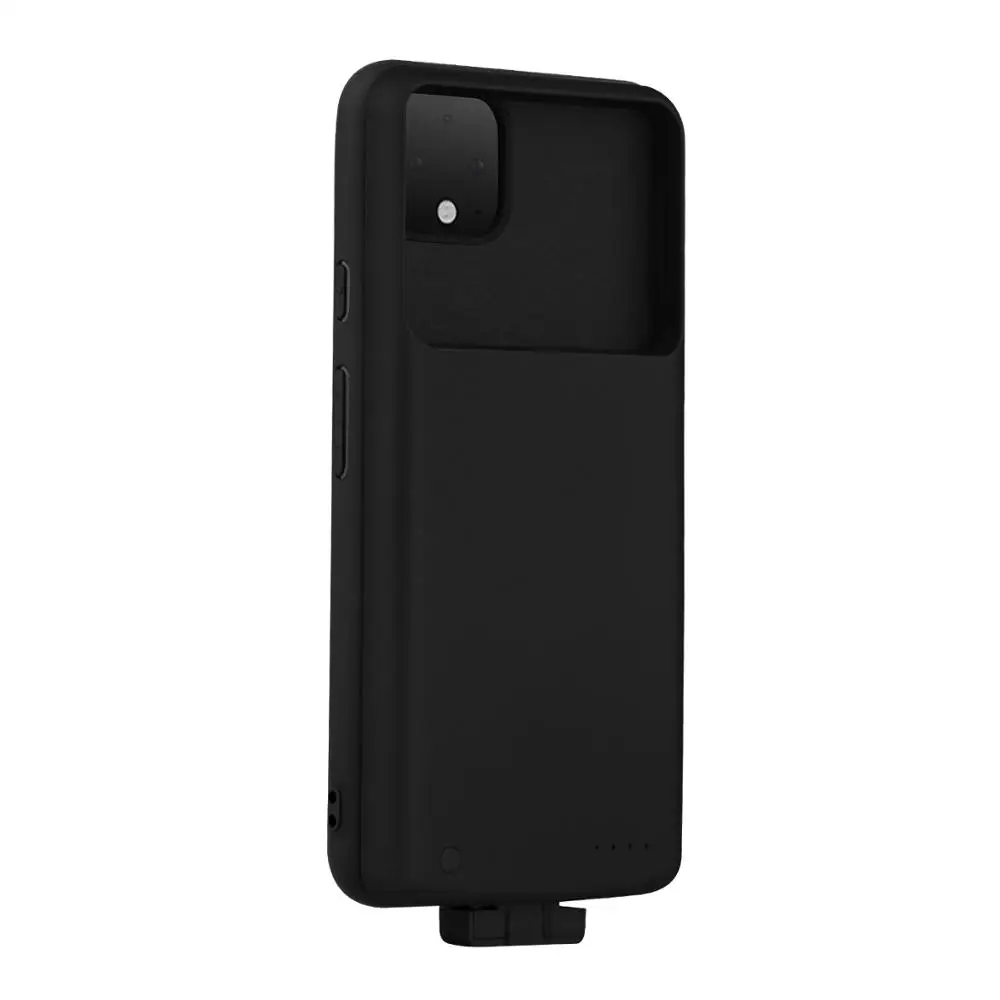 Чехол для аккумулятора Google Pixel 4XL, чехол для зарядки 7000 мАч, чехол для смартфона, внешний аккумулятор для Google Pixel 4XL, чехол для аккумулятора - Цвет: black