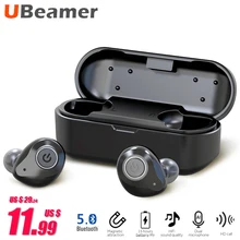 UBeamer Bluetooth V5.0, беспроводные наушники, гарнитура, спортивные, Hi-Fi, стерео наушники, мини, вкладыши, двойной микрофон, X6 TWS