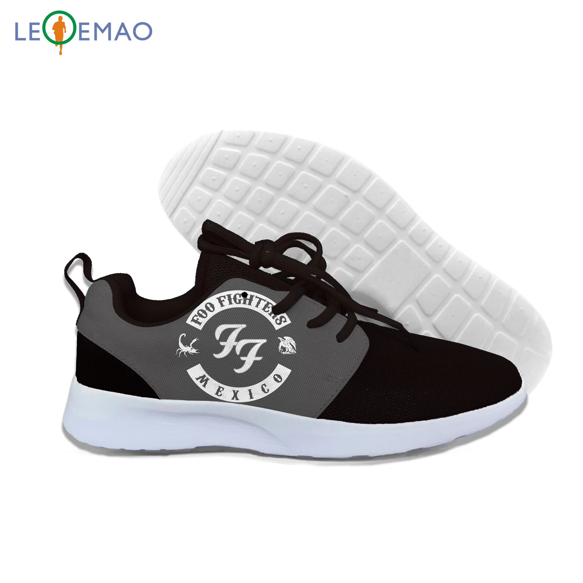 

Sports Shoes Sneakers Hot Foo Fighter For High Quality Harajuku 3D Printing Foo Fighters Running Walking Gym Shoes Men