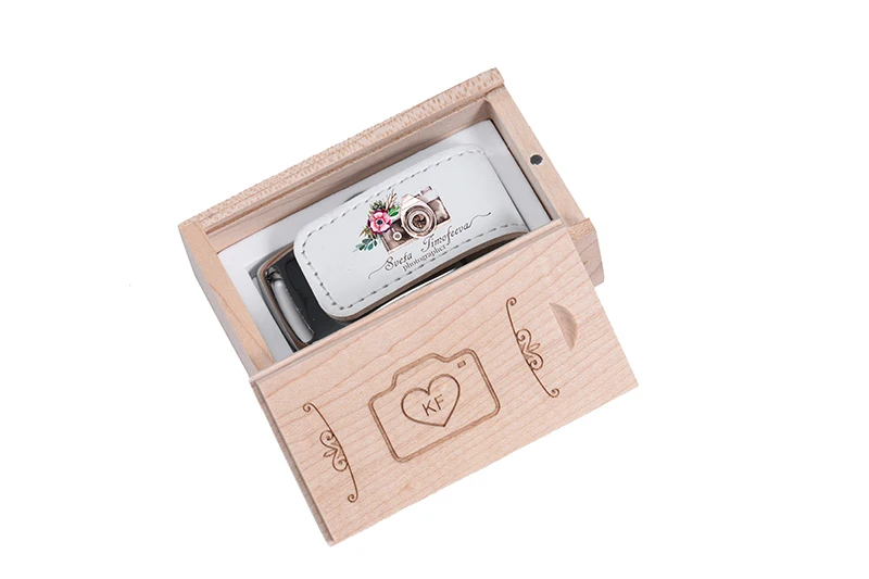 JASTER USB флеш-накопитель 128 Гб 64 ГБ 32 ГБ 4 ГБ 8 ГБ 16 ГБ Флешка кожаная USB коробка внешний накопитель с логотипом под заказ