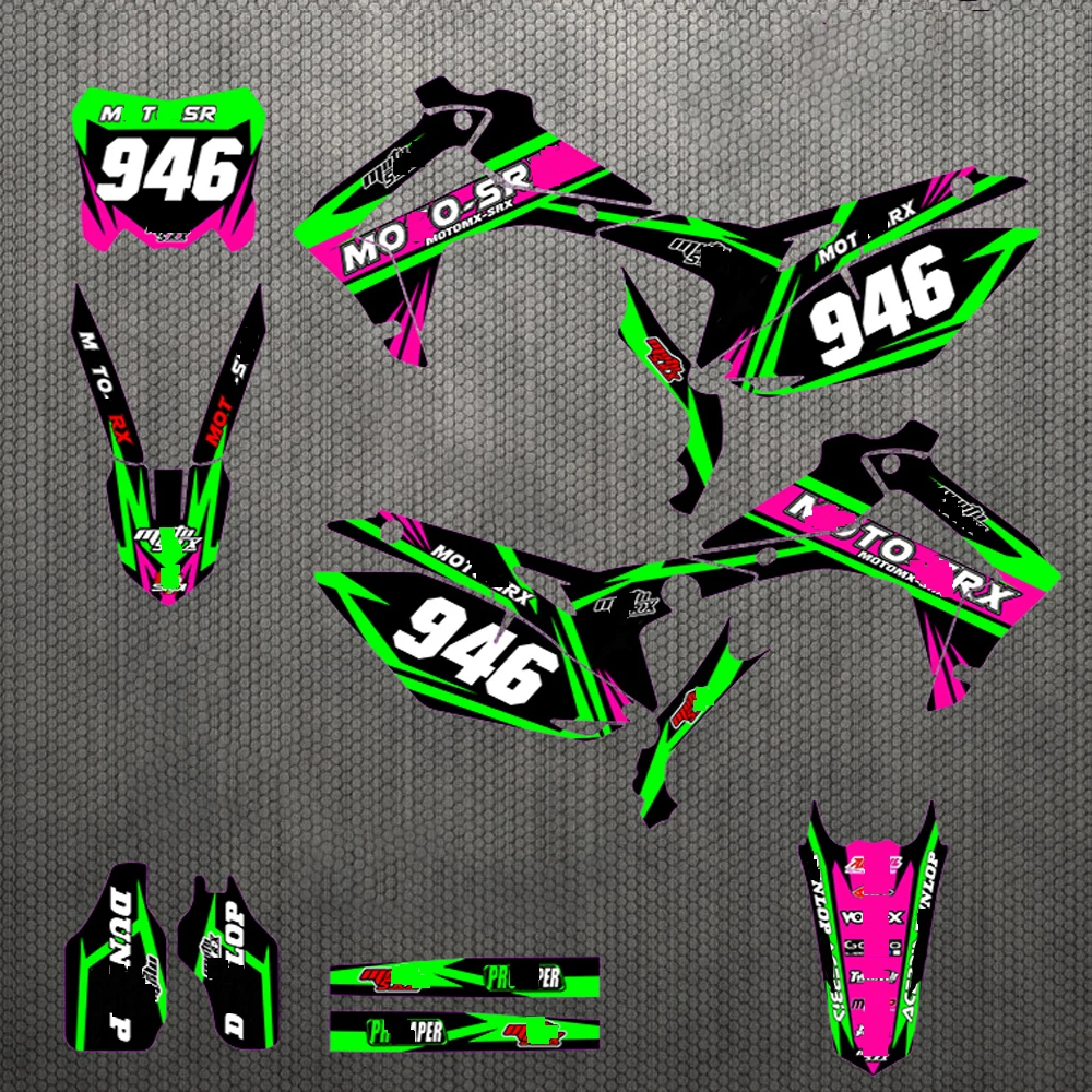 14-16 CRF250R Customized Personlized kit Team Fairing Graphics Stickers Decal Set For Honda CRF250 R 2014 2015 2016 | Автомобили и