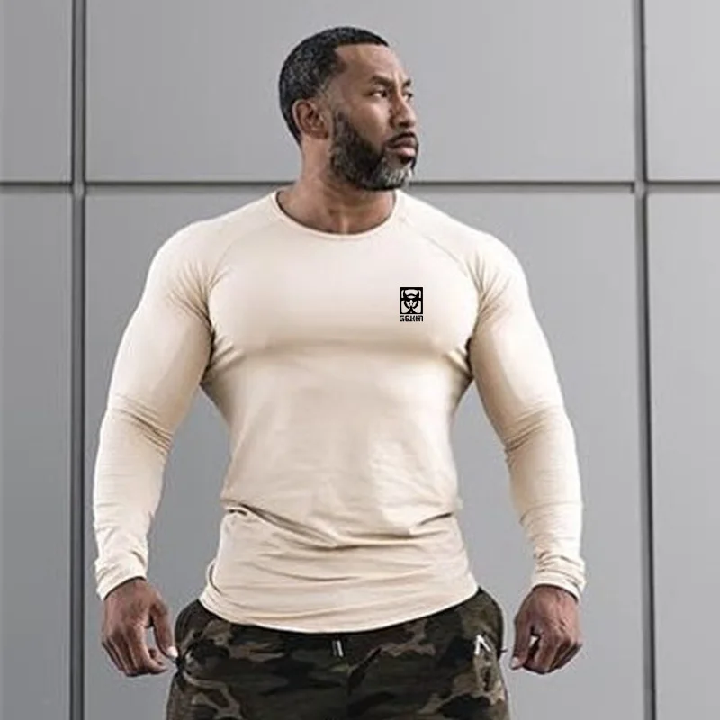 Muscle Kid Brother fitness Brothers осенне-зимняя мужская новая стильная модная мужская спортивная одежда с длинным рукавом для бега