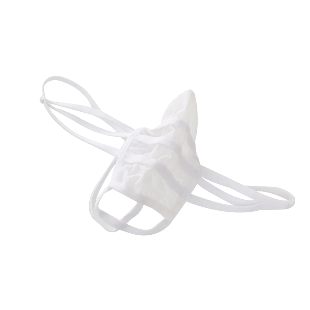  Mens Sexy White Underwear Gay Exotic Underpants Short Open Crotch Briefs C401 White g-string