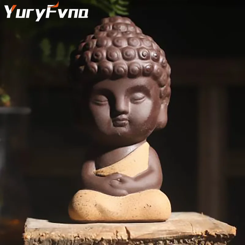 YuryFvna статуэтка Будды чайный питомец фигурка монаха индийский орнамент йоги