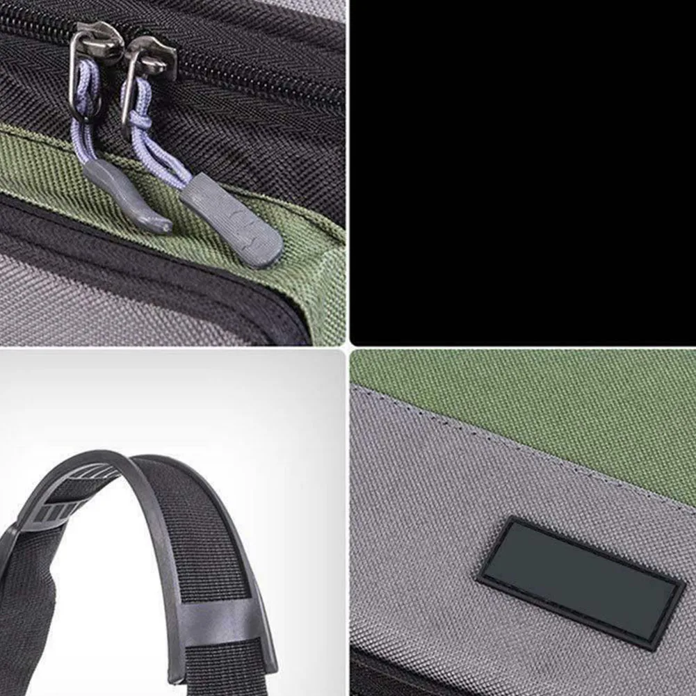 Camera Holdall Messenger Pack Reel Oxford Lure Fishing Tackle Pouch Shoulder Bag Storage Outdoor Rod Zipper Large Capacity