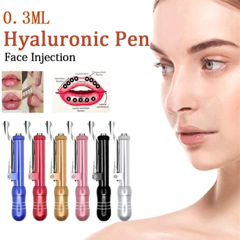 

0.3ml hyaluronic pen No-Needle Mesotherapy gun lip dermal filler injector Anti-wrinkle acid atomizer gun face lip injection