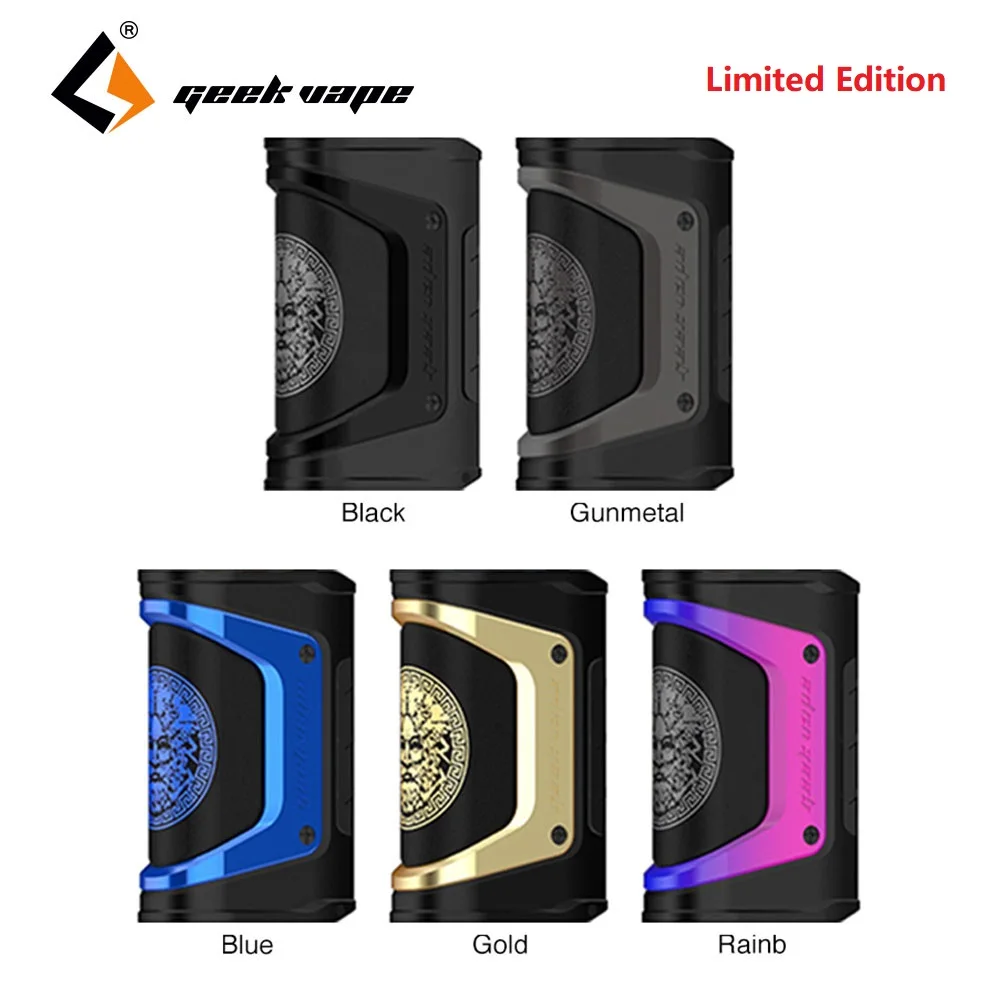 

NEW Limited Edition Original 200W GeekVape Aegis Legend TC Box MOD Powered by Dual 18650 Batteries E-cig Mod VS Drag 2 / Luxe