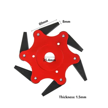 

3/4/5/6T Blade Manganese Steel Mower Grass Trimmer Head Brush Cutter Blade Garden Lawn Machine Garden Power Tools Accessories