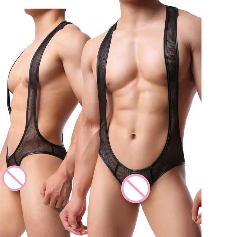 Transparent-Mesh-Thong-Bodysuit-Men-See-Through-Jockstrap-Sexy-Body-Suit-Gay-Underwear-Erotic-Bodywear-Male (1)