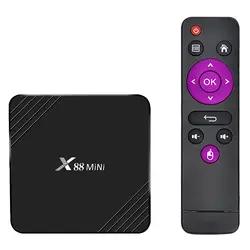 X88 Мини Android 9,0 Tv Box 2 Гб ОЗУ 16 Гб ПЗУ 4K медиаплеер Поддержка H.265 Uhd 2,4 ГГц Wifi приставка Rk3318 четырехъядерный 64 бит E