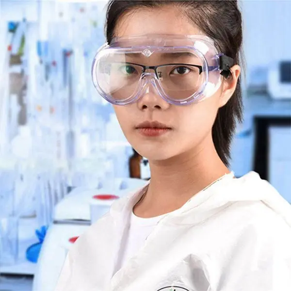 

Protective Safety Glasses Work Anti Virus Eye Anti-Fog Anti Sand windproof Anti Dust Saliva Transparent Goggles Eye Protection