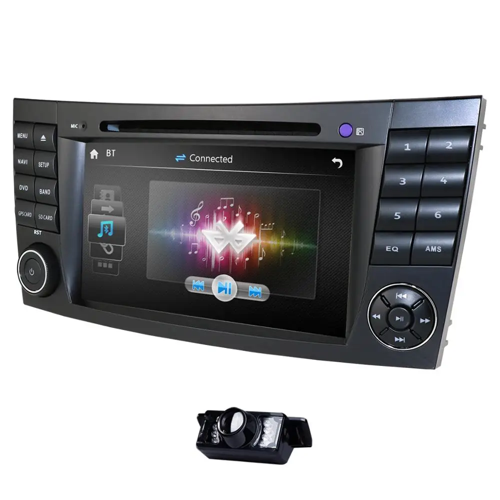 2Din gps радио автомобиля dvd плеер для Mercedes E G класса W211 CLS W219 W463 CLK W209 E350 E500 55 E200 E220 E240 E270