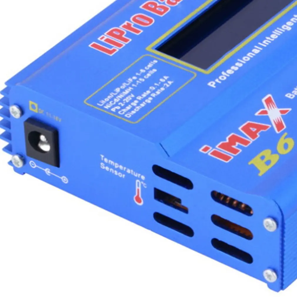 Батарея Lipro баланс зарядное устройство Мини Портативный B6 зарядное устройство Lipro цифровое балансовое зарядное устройство с 12 В 6A адаптер питания