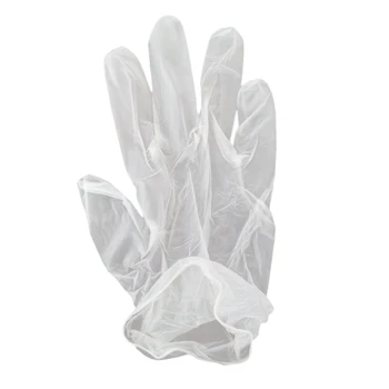 

100Pcs Disposable Gloves Isolated Pollutant Boxed PVC Gloves Housework Protection Clear Labor Protection Gloves