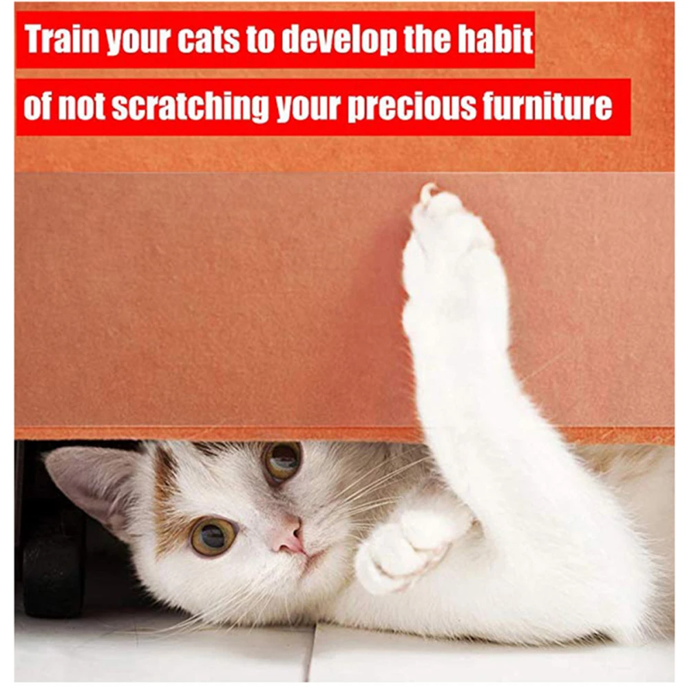 Pet Cat Sofa Protection Adhesive Tape Cat Anti Scratch Protective Film Training Scotch Tape Home Sofa 1 Pet Cat Sofa Protection Adhesive Tape Cat Anti Scratch Protective Film Training Scotch Tape Home Sofa 2