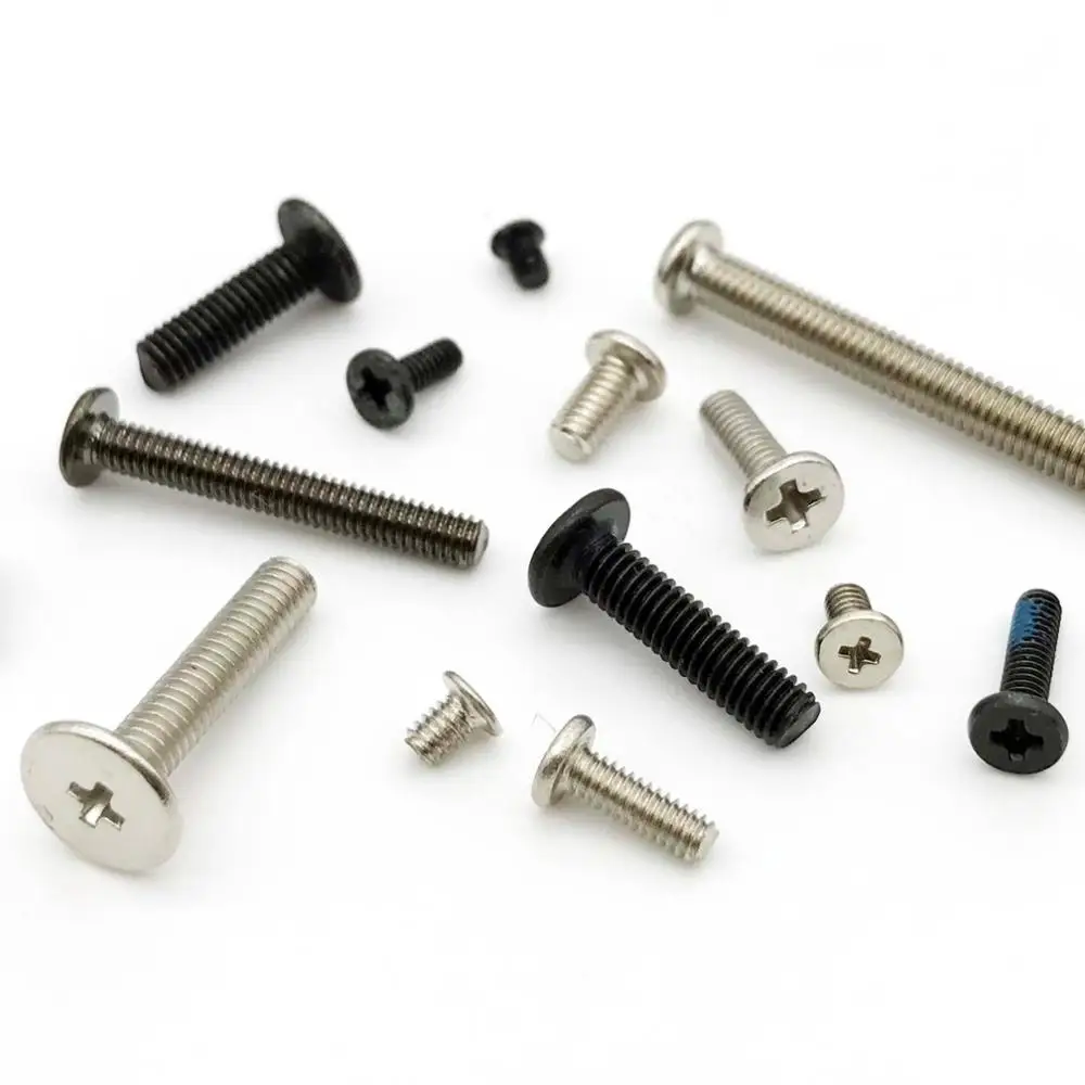 25/100X M2 M2.5 M3 M4 Phillips Flat Head Screw Nut Notebook Phone Camera Bolts 25/100X M2 M2.5 M3 M4 Phillips Flat Head Screw Nut Notebook Phone Camera Bolts