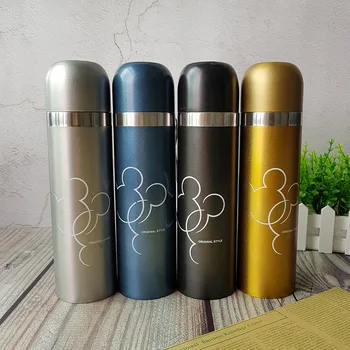 

Bullet Thermos Bottle Leakproof Portable 500ml Tepmoc Women Thermo Mug Vacuum Flask Stainless Steel Thermoses Thermocup