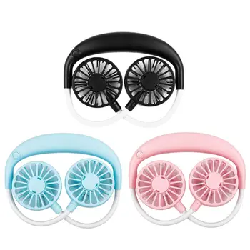 

Lazy Sports Hanging Neck Fan Outdoor Handsfree Air Cooler USB Charging Mini Electric Cooling Fan 3 Speed Adjustable X6HB