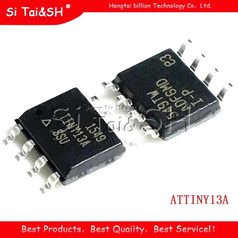 5 шт./лот ATTINY13 ATTINY13A TINY13A MCU AVR 1K FLASH 20 МГц IC ATTINY13A-SSU SOP-8 | Электронные компоненты и