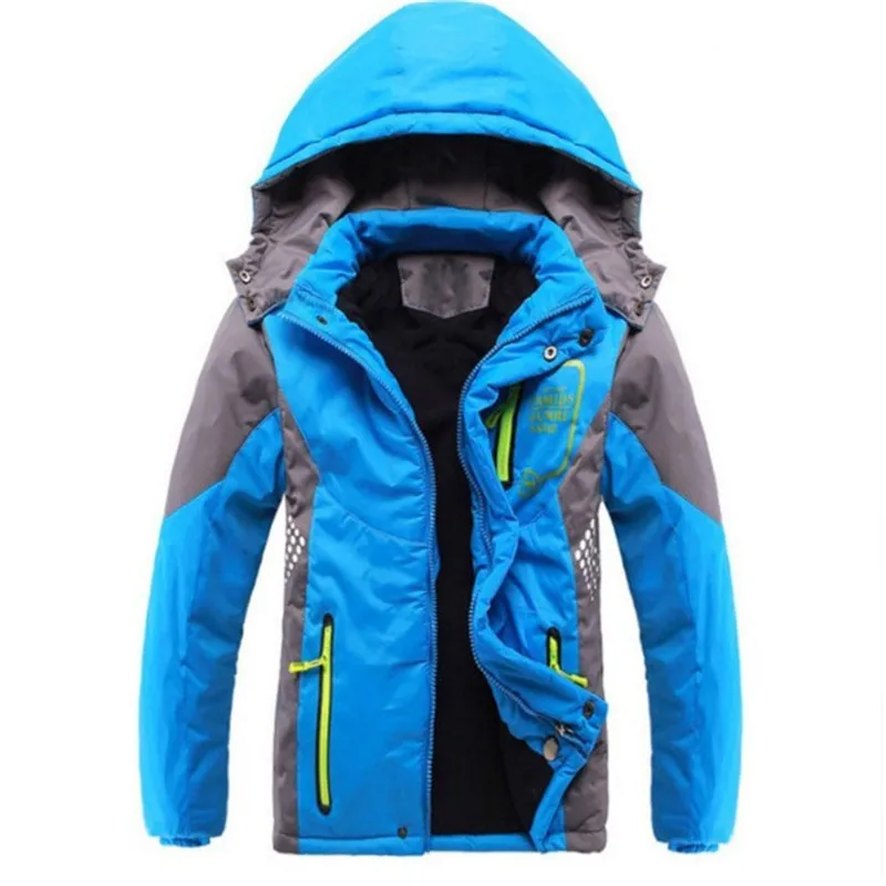 

Winter Thicken Warm Child Coat Kids Clothes Double-deck Windproof Boys Girls Jackets Children Outerwear For 3-14 Years Old