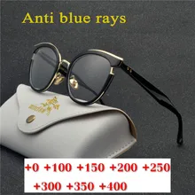 Синий светильник, блокирующие очки, модные, кошачьи, прозрачные линзы, очки для чтения, женские, Анти-усталость, дальнозоркость, очки с коробкой NX