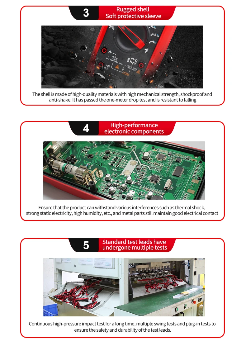 multímetro digital testador de faixa automática 60mohm