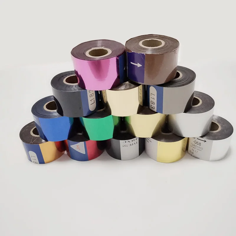 Foil Paper Roll,14 Color Foil Leather Stamping Tape Roll,foil Stamping  Paper Heat PVC Card,gold Silver Rose Red Black White Green Bule 