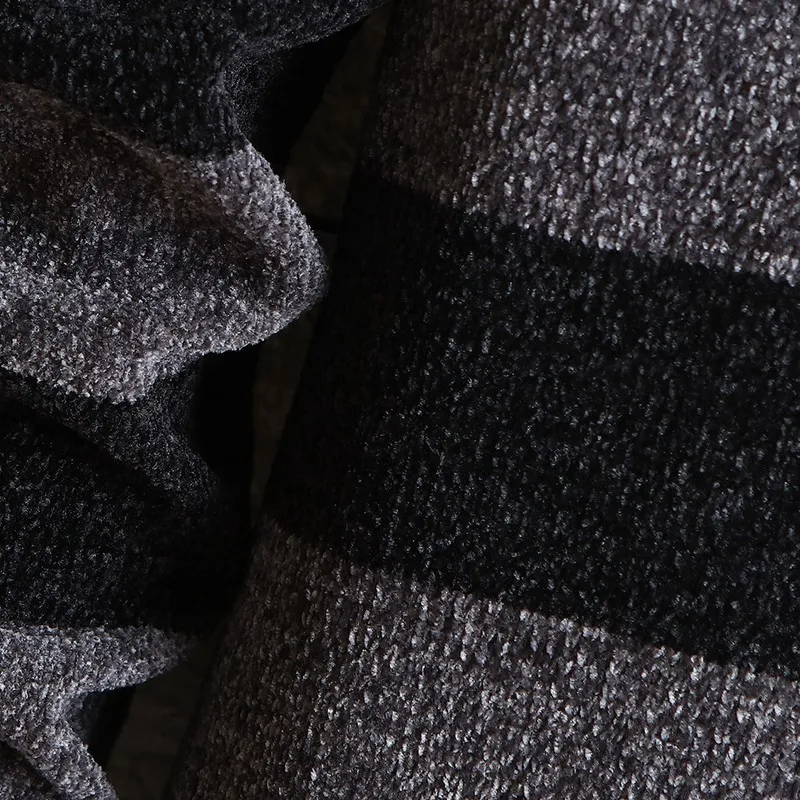 Брендовый Повседневный осенне-зимний теплый пуловер, вязаный полосатый мужской свитер, мужские платья, Толстые мужские свитера, трикотажная одежда 41200