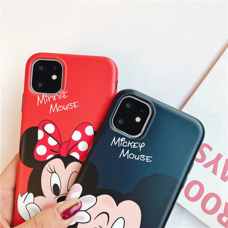 Ourpho мягкий imd чехол для телефона iphone Xs Max 11Pro с мультяшным рисунком 6 7 8 plus милый