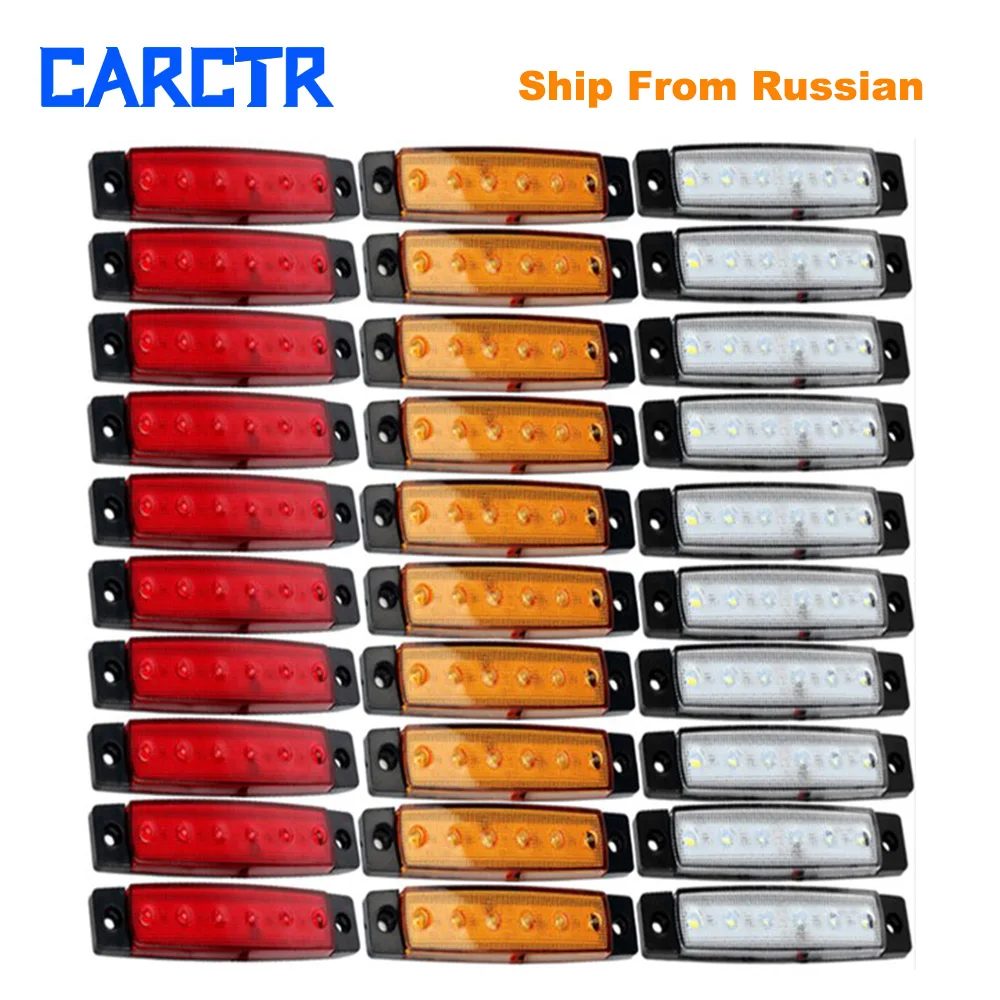 Truck Trailer Light Warning-Lamp Side-Marker-Indicators Car-Signal-Brake Rear Led 12v