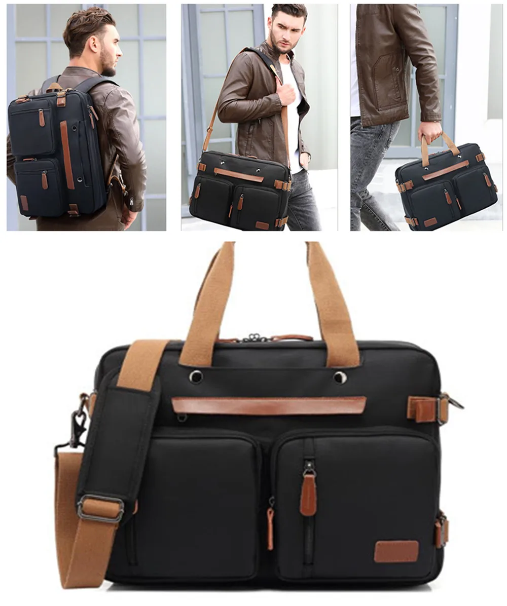 2024 New Backpack 15.6/17.3inch Laptop Backpack Fashion Travel Business Backpack Nylon Waterproof Anti-theft Student Backpack