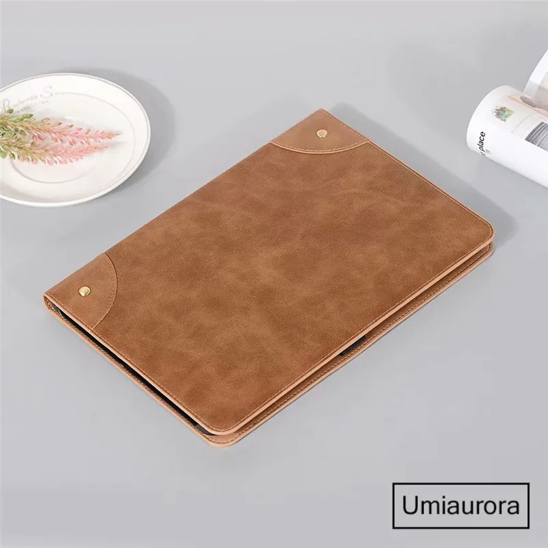 Capa de couro para ipad, capa inteligente