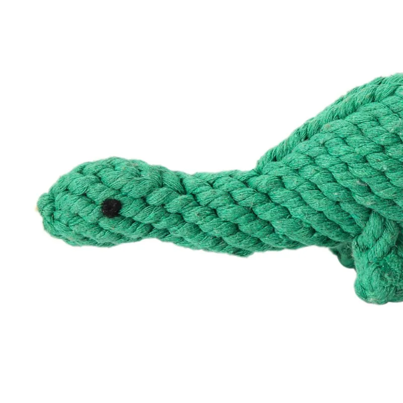 Проектирование жевательные игрушки с мультипликационным принтом в виде динозавра для Собака Хлопок игрушки хлопковая веревка для чистки зубов собака игрушки-Жвачки ПЭТ-тихоокеанском регионе Пупс продукты для собак