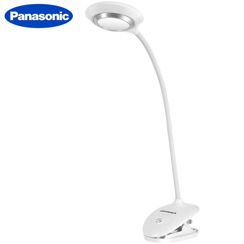  Panasonic Clip Desk Lamp LED Touch Switch 3 Modes Eye Protection Desk Light Dimmer USB Rechargeable - 4000142528284
