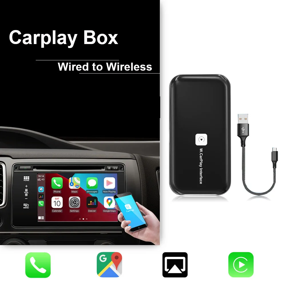 Carplay Wireless Carplay Dongle Adaptor Car Play Multimedia Plug and