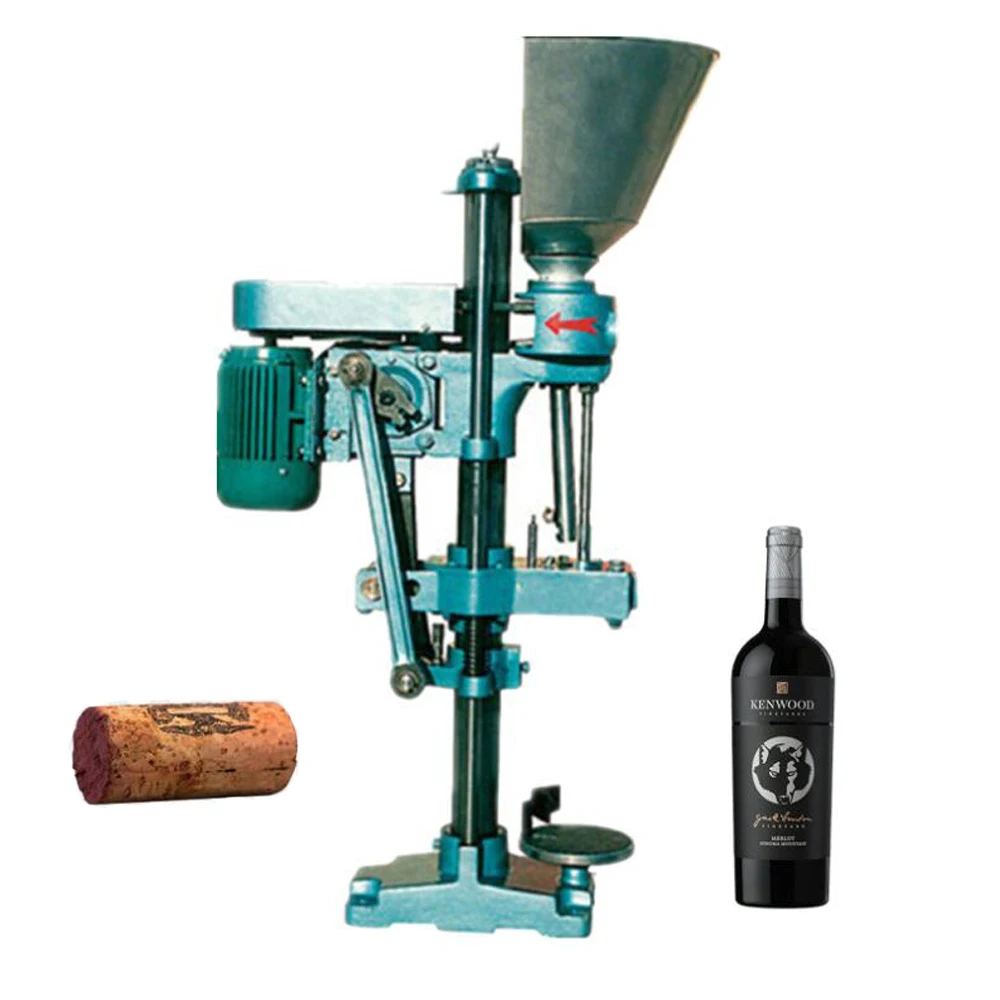 Semiautomatic Cork Bottle Capping Machine Automatic Feeding Wine