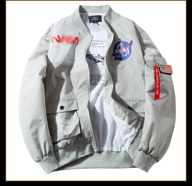 Куртка Air Force осенняя куртка-бомбер MA1 мужская верхняя одежда с вышивкой пальто Прямая поставка