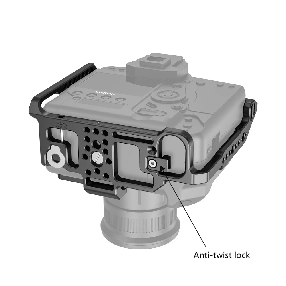 SmallRig рама для DSLR Цифрового Фотоаппарата Canon EOS-1D х и 1D X Mark II Камера клетка с железнодорожный вокзал/Холодный башмак/Arri установочными отверстиями-CCC2365
