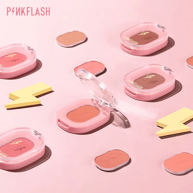 PinkFlash 9 цветов матовые румяна стойкие без макияжа натуральные розовые цельные