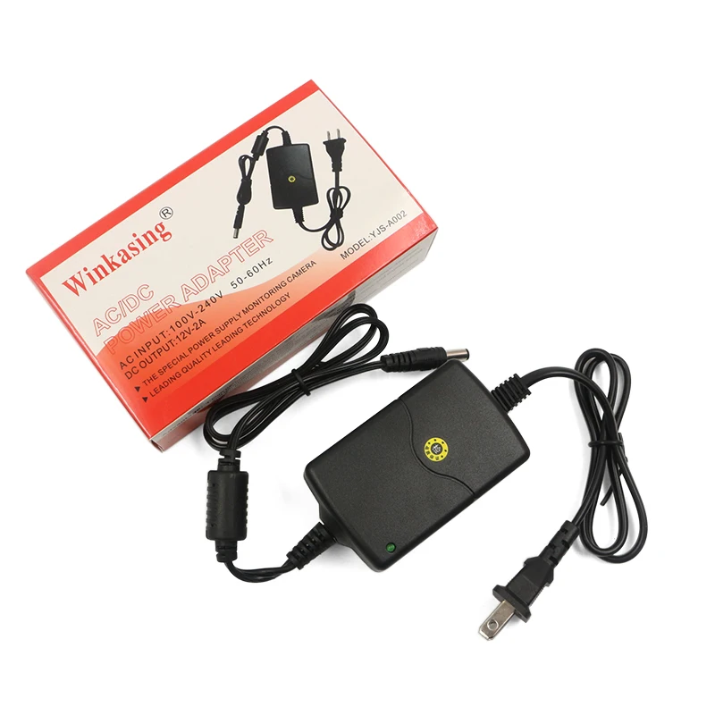 Ac100-240v 12v 2a 24w Dc Ac адаптеры Dc12v Us Eu Uk Au Plug Универсальный блок питания для Cctv