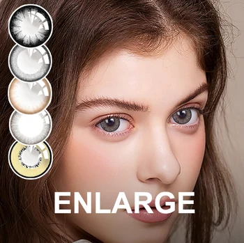 

Maymocon 2pcs/pair Enlarge Series Color Soft Contact Lens Cosmetic Colored Contact Series Yearly