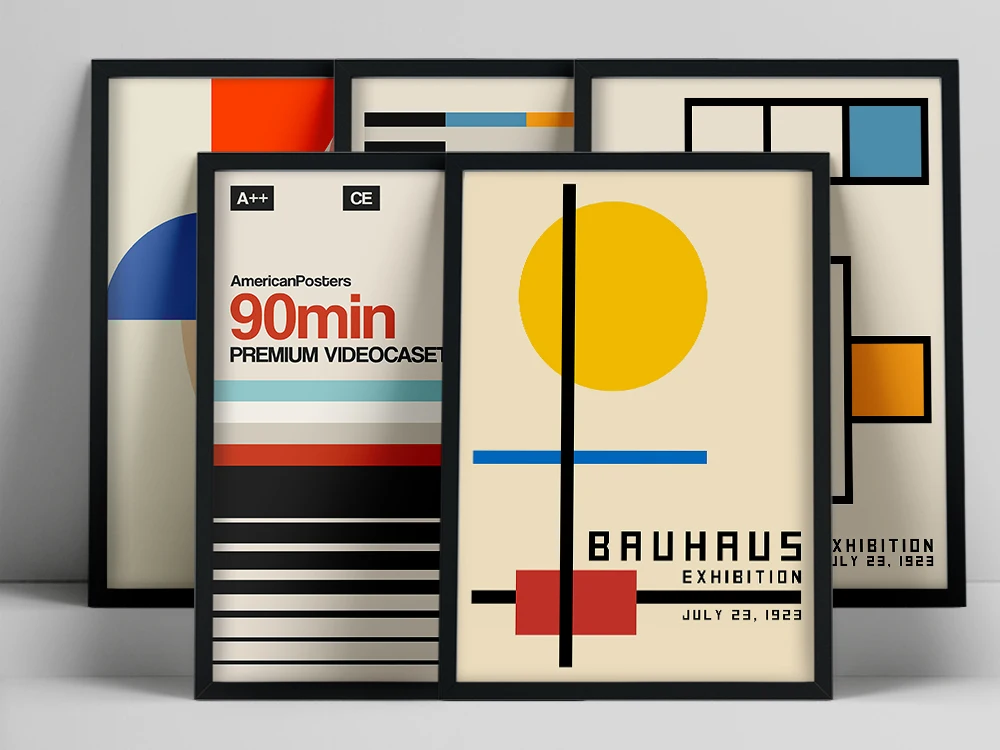 Bauhaus Постер лестницы Weimar 1923 выставочная печать Герберта Байера Художественная