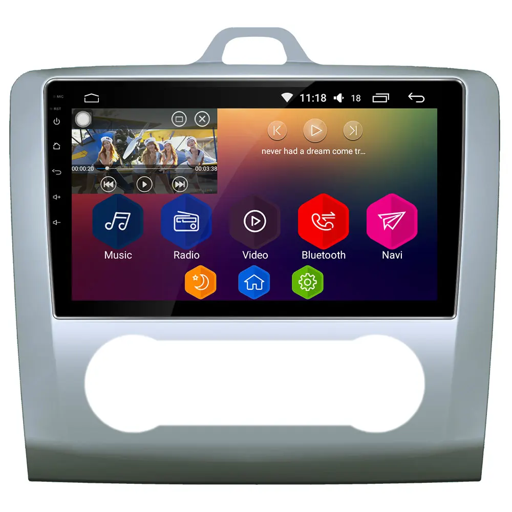 " ips 4G DSP Carplay Android 8 Восьмиядерный 4 Гб ОЗУ 64 Гб ПЗУ RDS автомобильный dvd-плеер Стерео gps ГЛОНАСС для Ford Mondeo Focus 2004