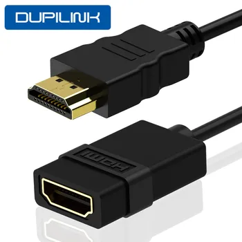 

DUPILINK HDMI Extension Cable Male to Female HDMI 1.4V HDMI Extender Adapter Cable 0.5m 1m for PC PS3 PS4 PC TV Laptop Projector