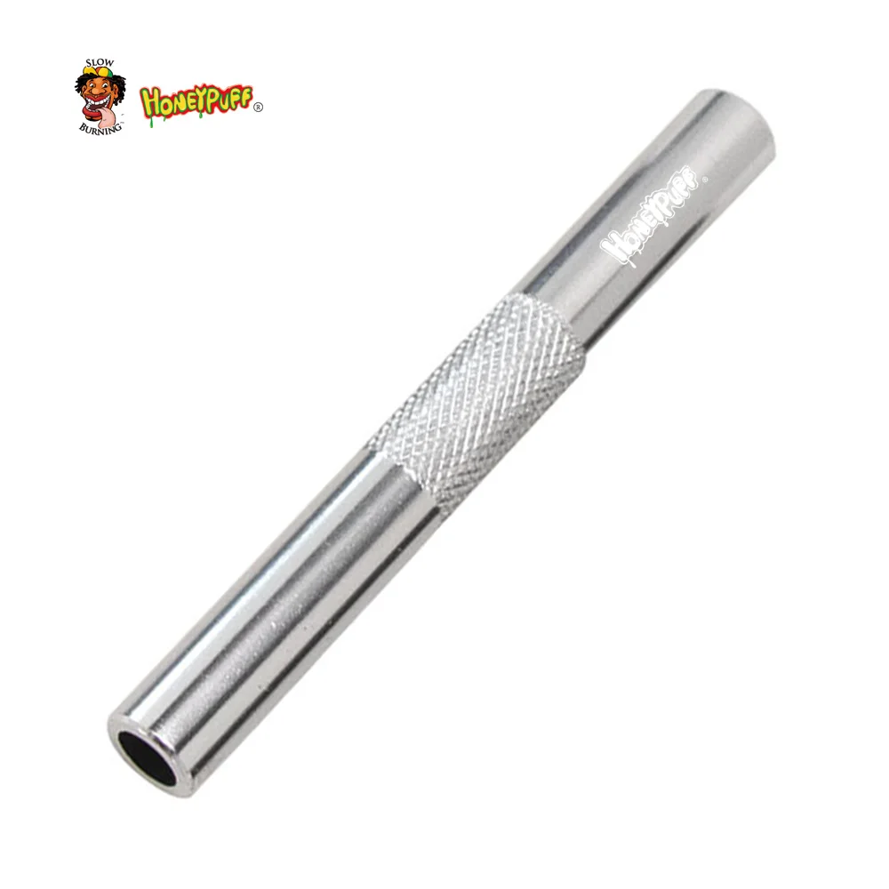 HONEYPUFF Ручка стиль металлический Sniffer Snuff Snorter диспенсер 70 мм дымовая трубка