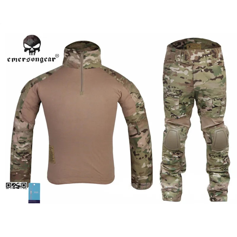 Emerson Tactical Gen2 Combat Suit Shirts Pants Military Duty Training Uniform Mens Hunting Airsoft BDU Camouflag Suits |
